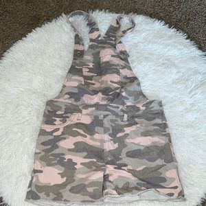 Girls camp overalls